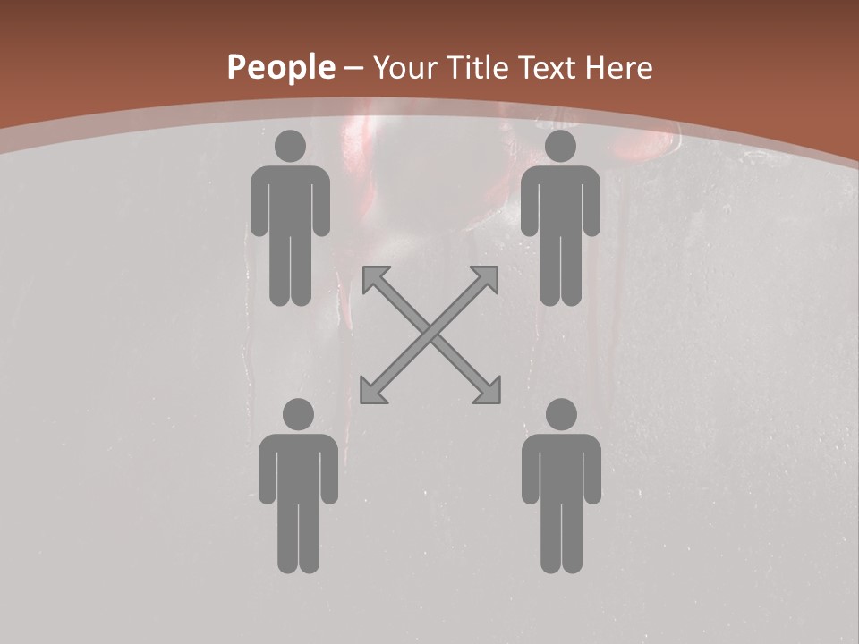Red Spooky Kidnap PowerPoint Template