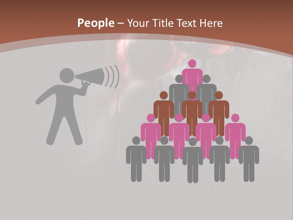 Red Spooky Kidnap PowerPoint Template