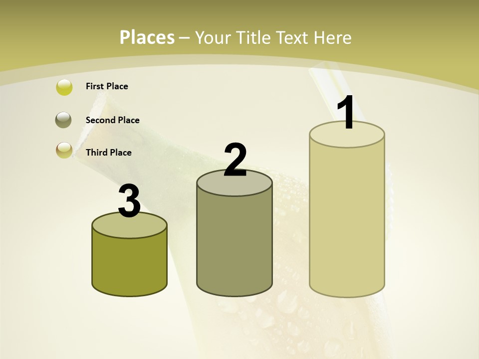 Organic Refre Hment Fruit PowerPoint Template