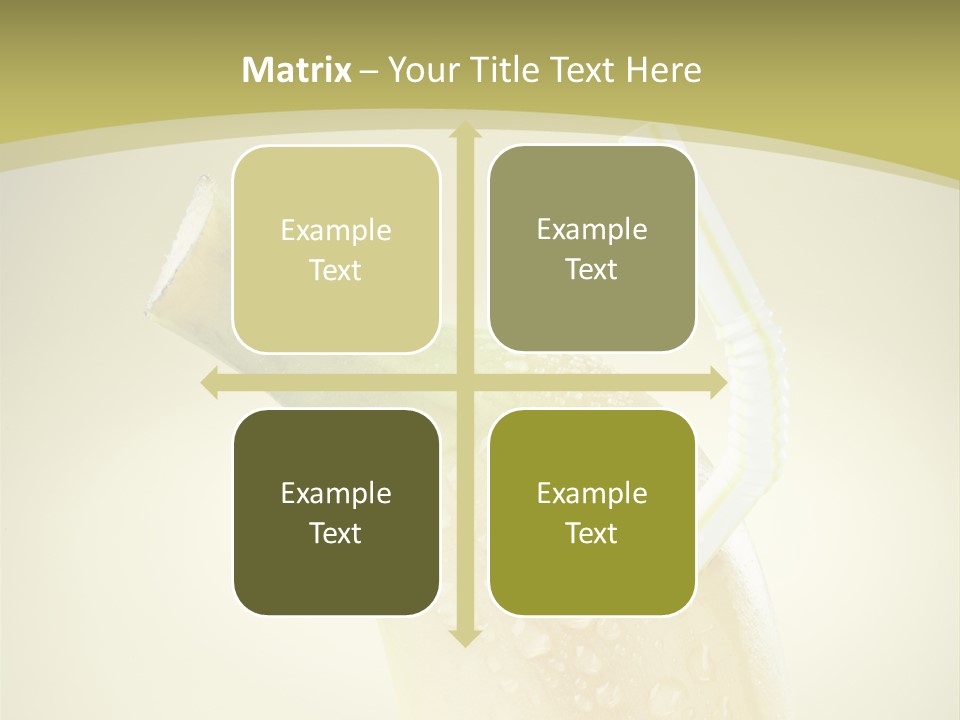 Organic Refre Hment Fruit PowerPoint Template