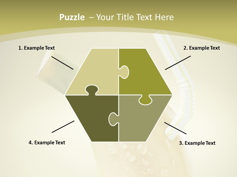 Organic Refre Hment Fruit PowerPoint Template