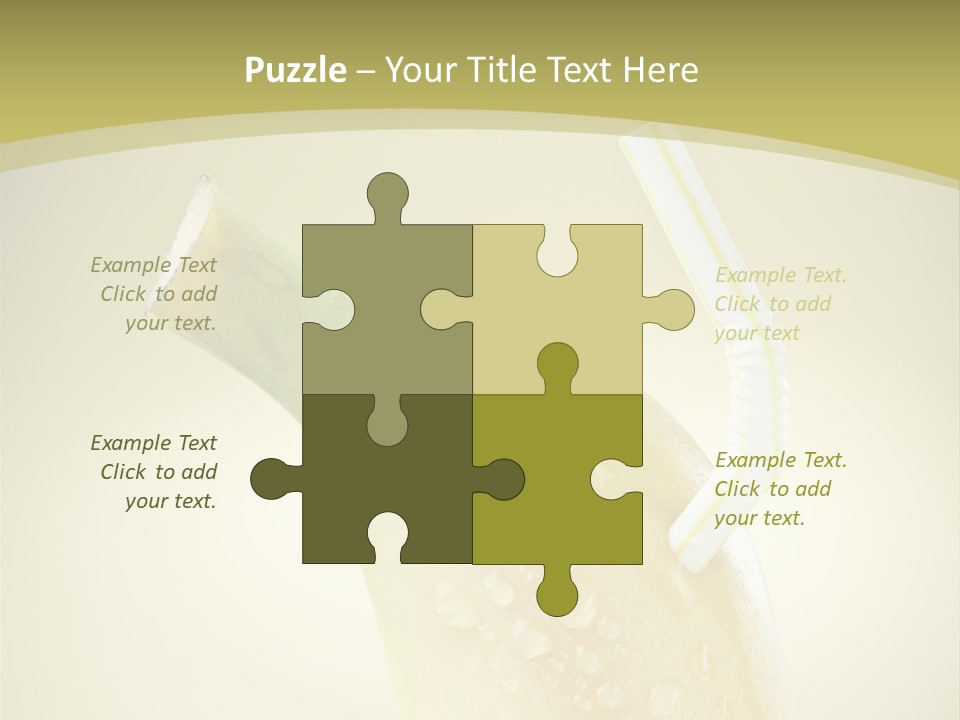 Organic Refre Hment Fruit PowerPoint Template