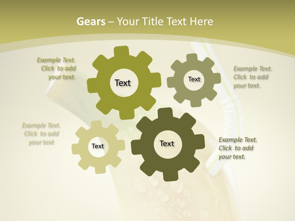 Organic Refre Hment Fruit PowerPoint Template