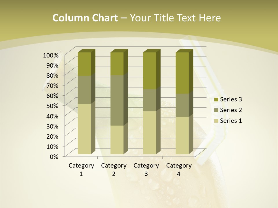 Organic Refre Hment Fruit PowerPoint Template