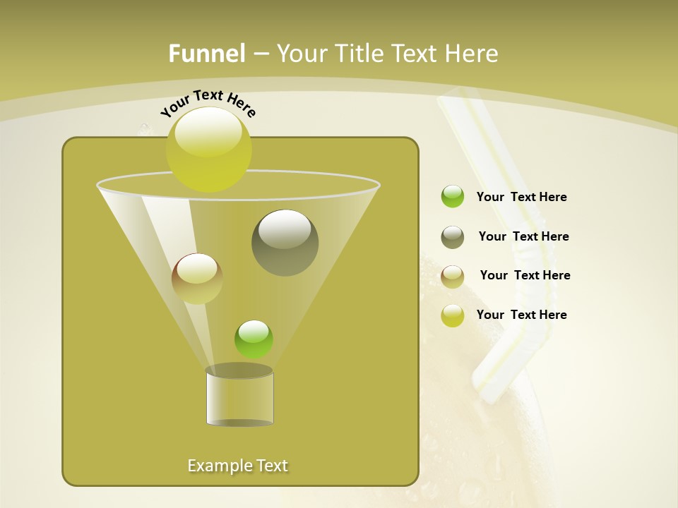 Organic Refre Hment Fruit PowerPoint Template
