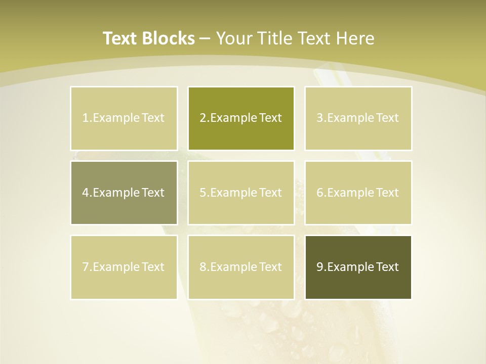 Organic Refre Hment Fruit PowerPoint Template