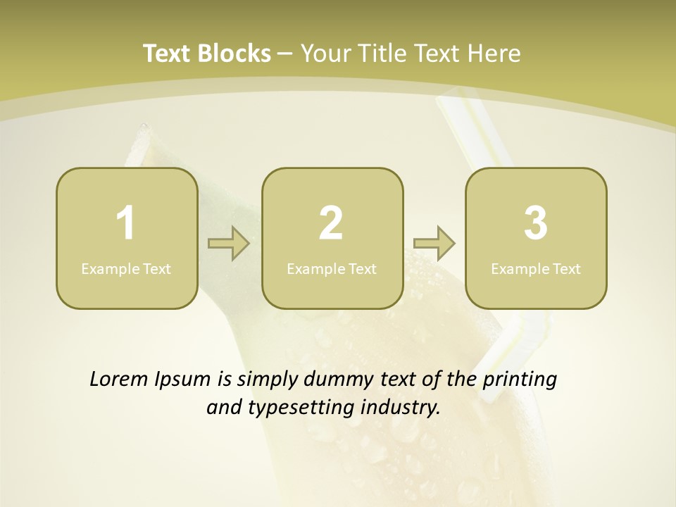 Organic Refre Hment Fruit PowerPoint Template