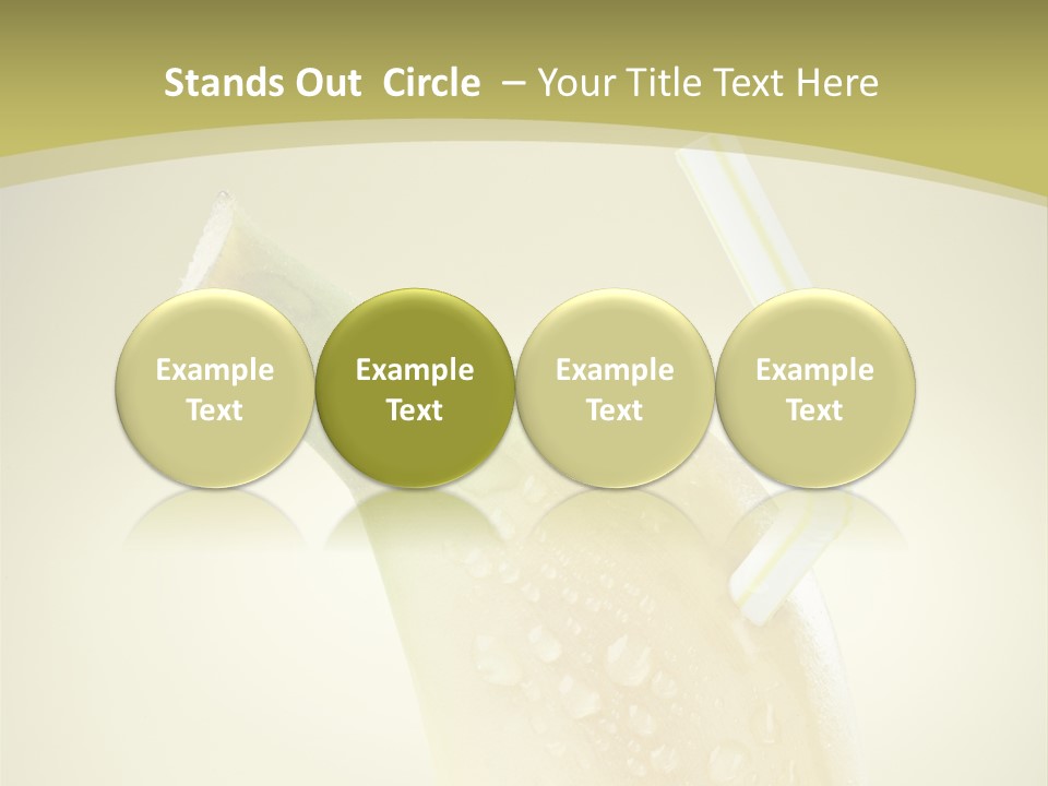 Organic Refre Hment Fruit PowerPoint Template