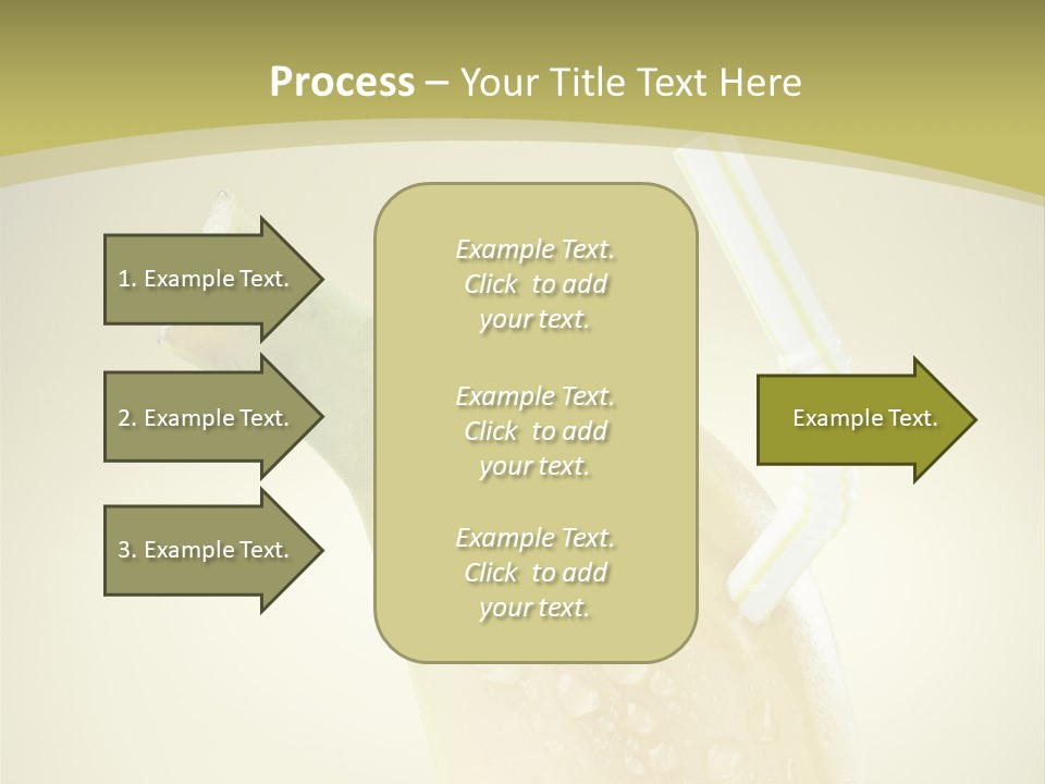 Organic Refre Hment Fruit PowerPoint Template