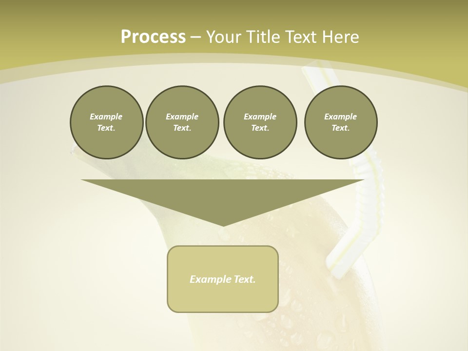 Organic Refre Hment Fruit PowerPoint Template