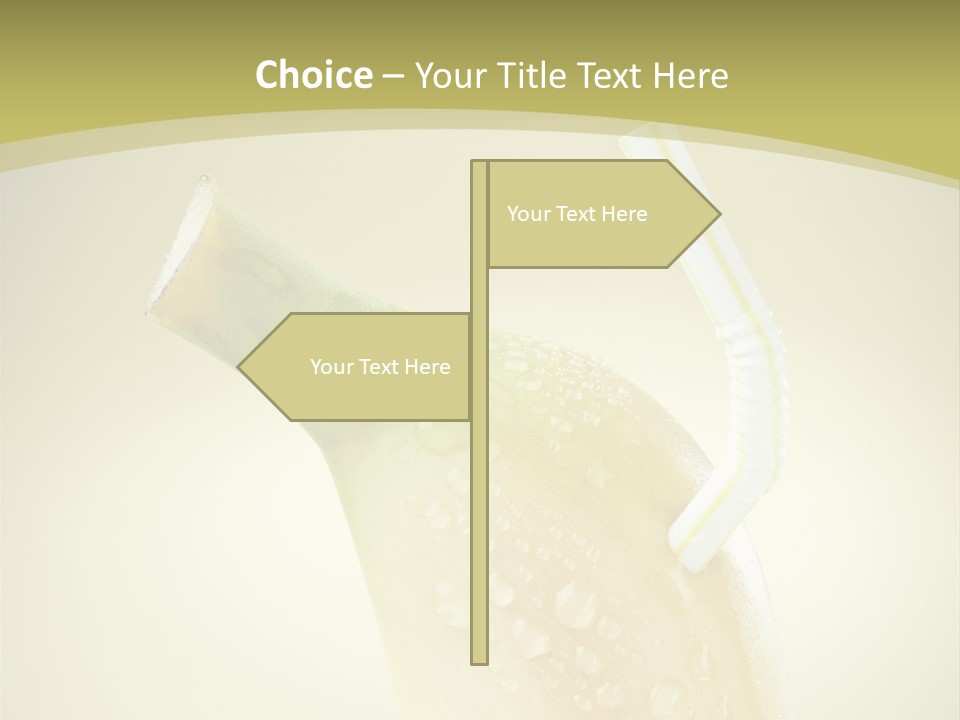 Organic Refre Hment Fruit PowerPoint Template