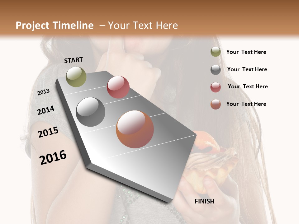 Only Birthday Looking PowerPoint Template