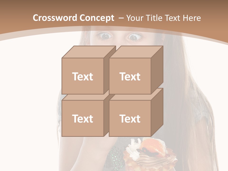 Cute Happy One PowerPoint Template