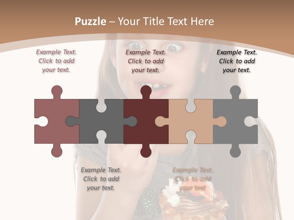 Cute Happy One PowerPoint Template