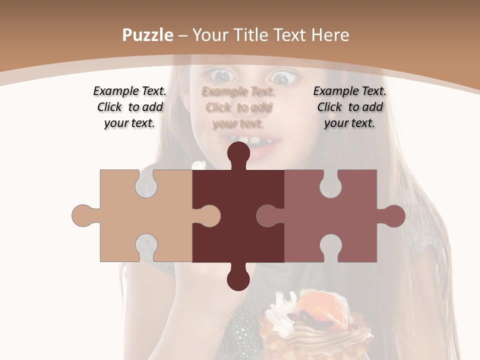 Cute Happy One PowerPoint Template