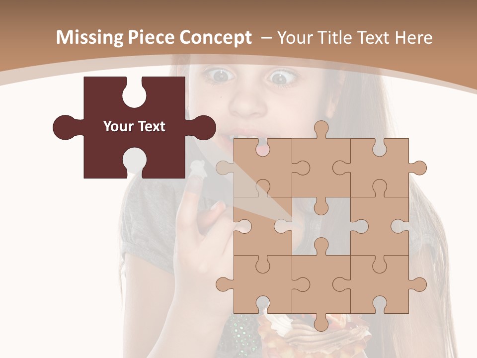 Cute Happy One PowerPoint Template