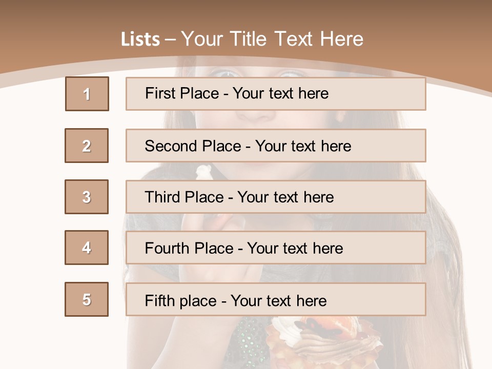 Cute Happy One PowerPoint Template