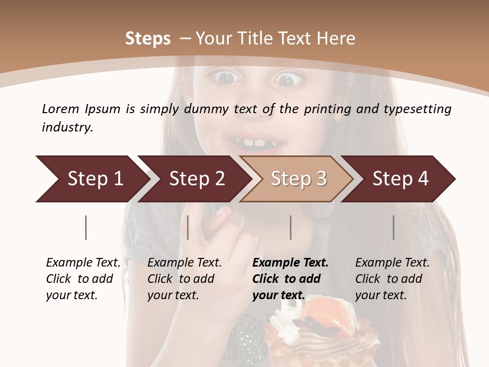 Cute Happy One PowerPoint Template