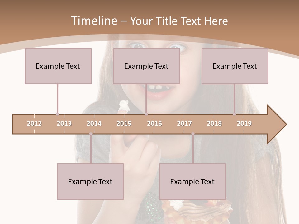 Cute Happy One PowerPoint Template