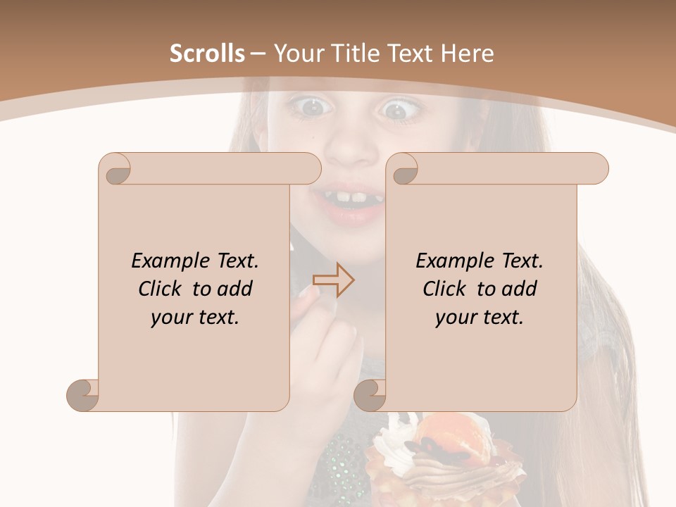 Cute Happy One PowerPoint Template