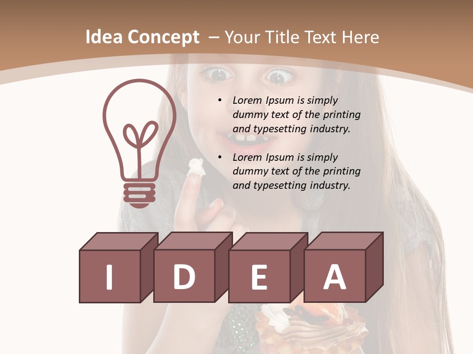 Cute Happy One PowerPoint Template