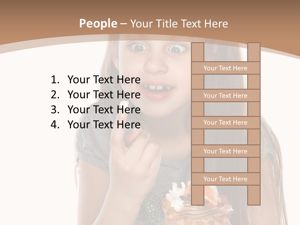 Cute Happy One PowerPoint Template