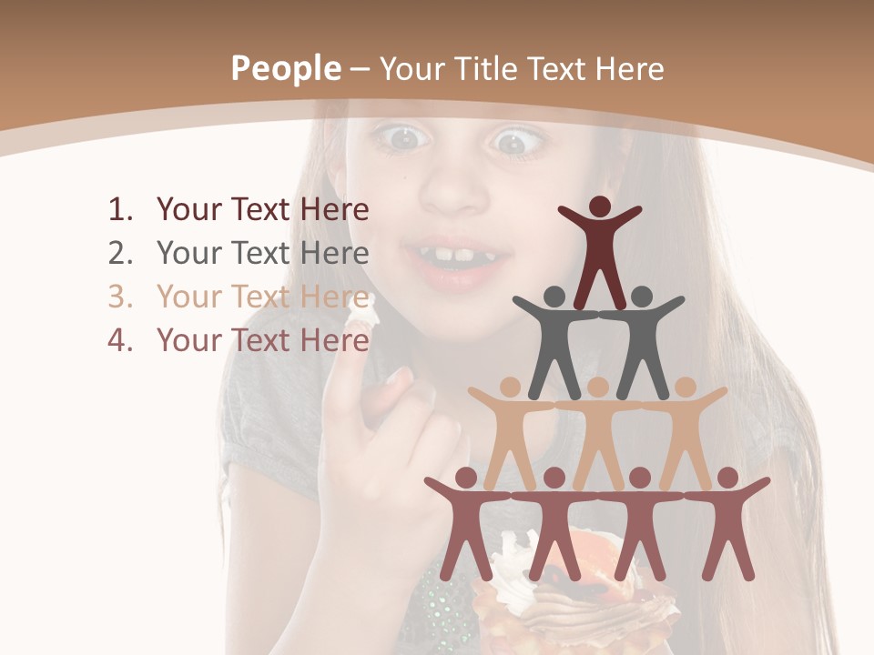 Cute Happy One PowerPoint Template