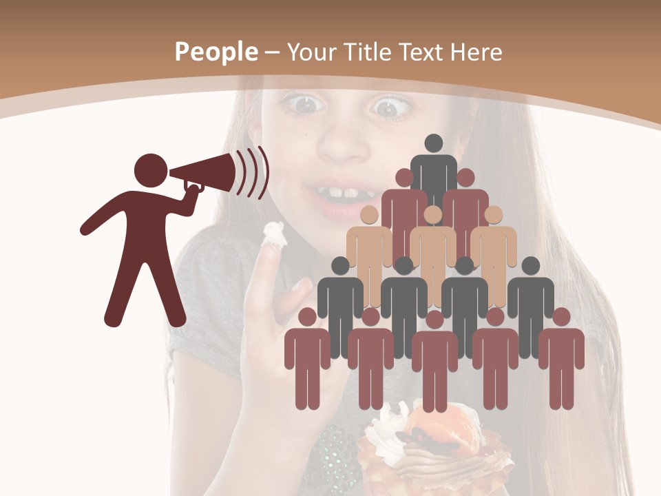 Cute Happy One PowerPoint Template