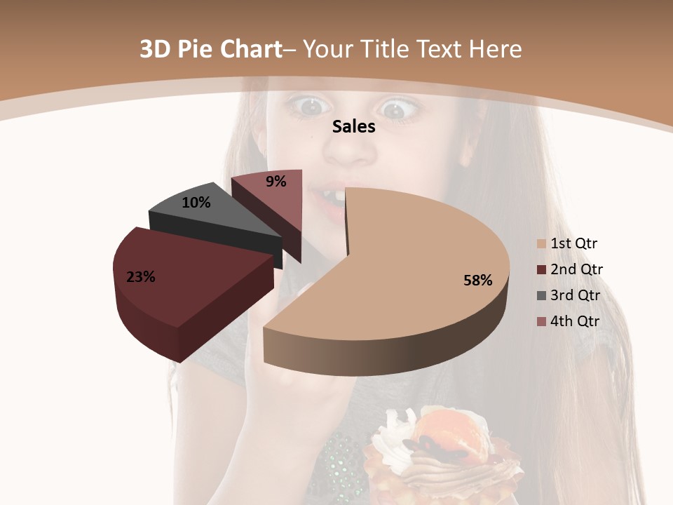 Cute Happy One PowerPoint Template