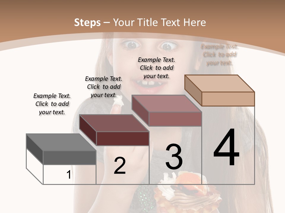 Cute Happy One PowerPoint Template