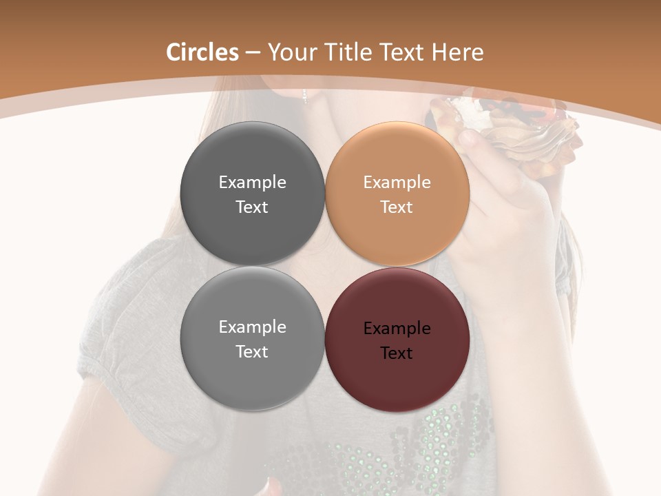 Fashion Holiday Face PowerPoint Template