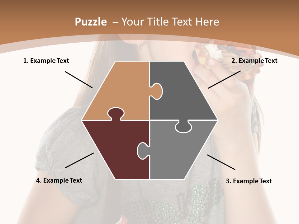 Fashion Holiday Face PowerPoint Template