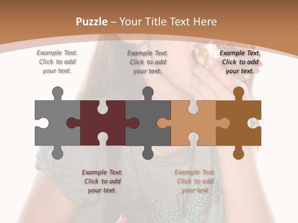 Fashion Holiday Face PowerPoint Template