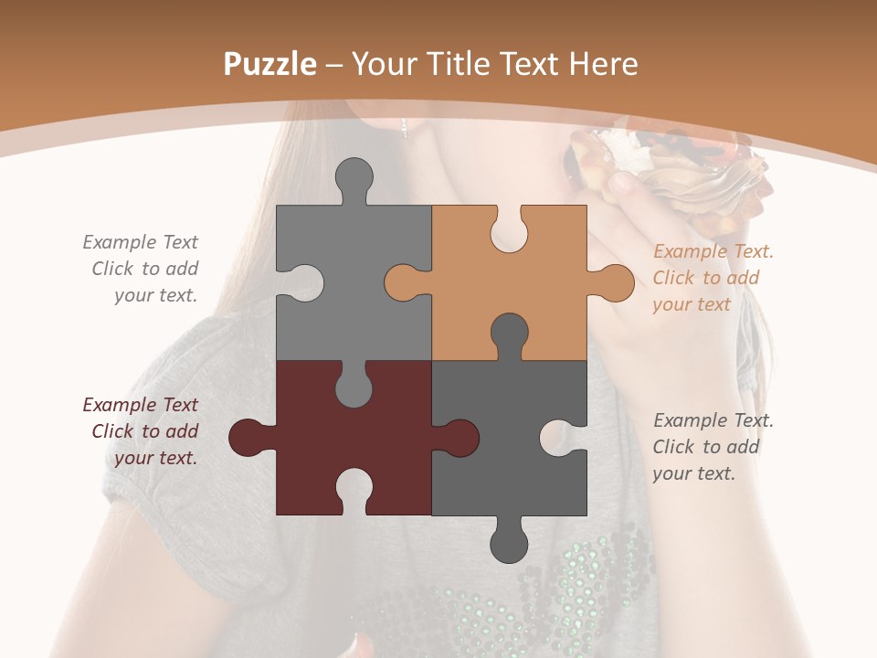 Fashion Holiday Face PowerPoint Template