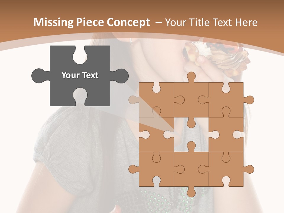 Fashion Holiday Face PowerPoint Template