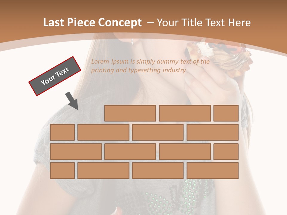 Fashion Holiday Face PowerPoint Template