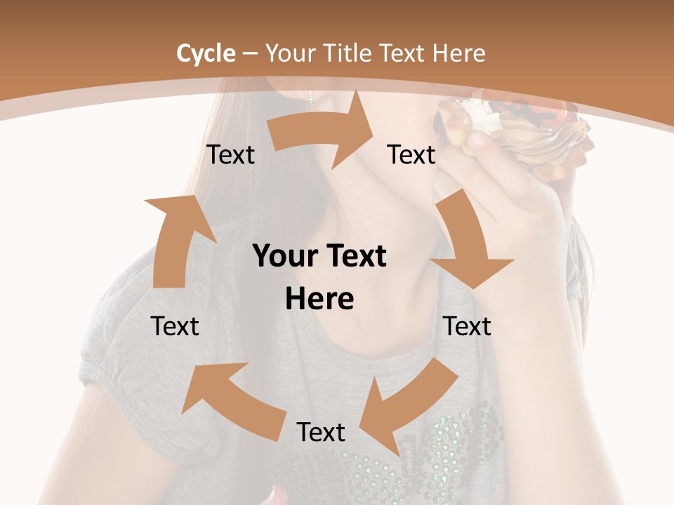 Fashion Holiday Face PowerPoint Template