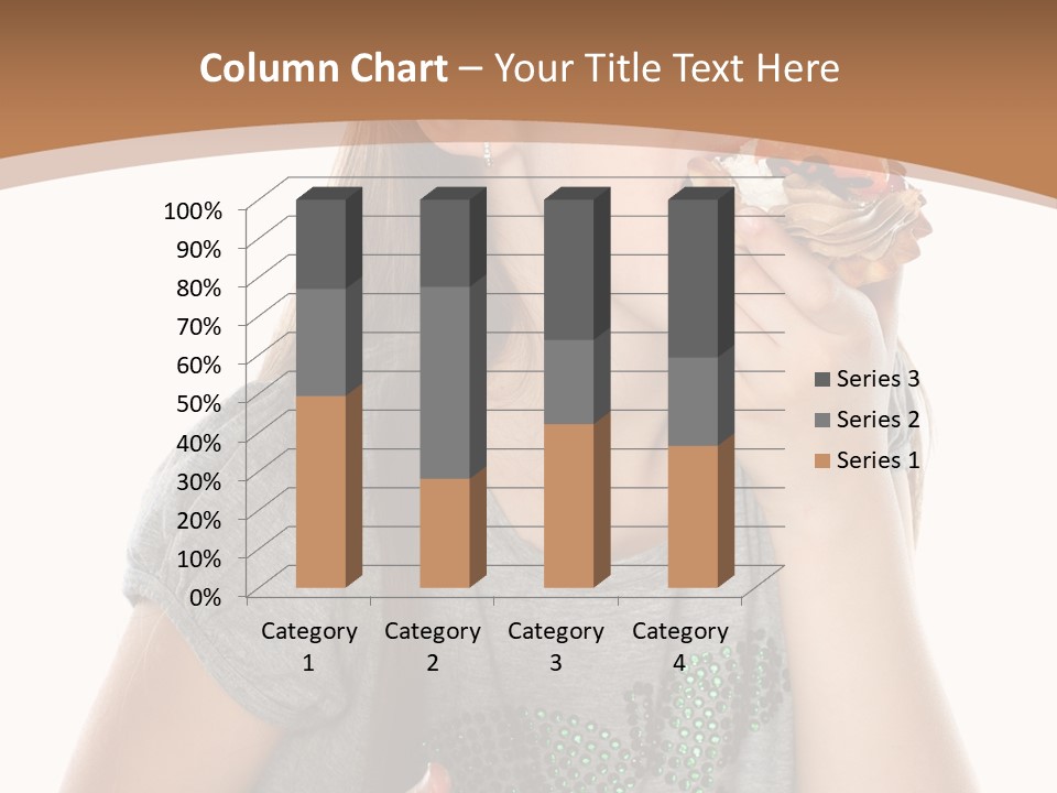 Fashion Holiday Face PowerPoint Template