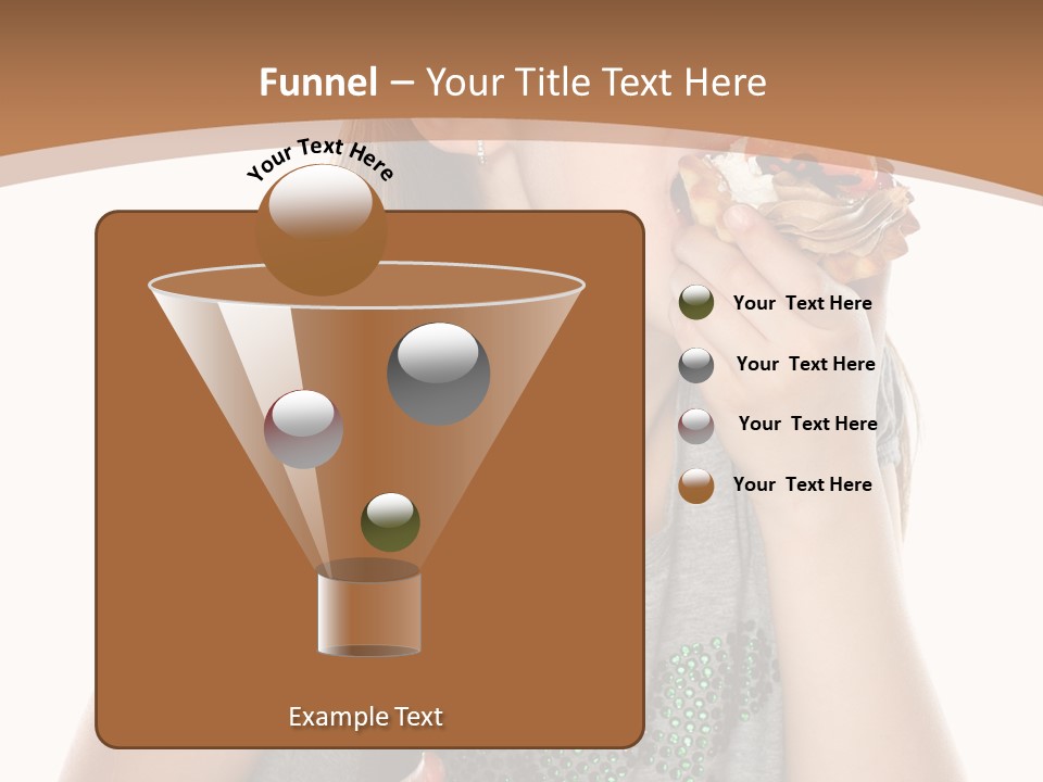 Fashion Holiday Face PowerPoint Template