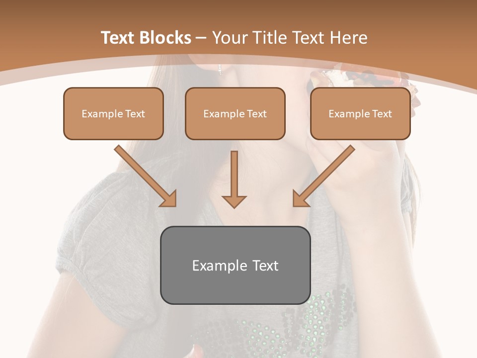 Fashion Holiday Face PowerPoint Template