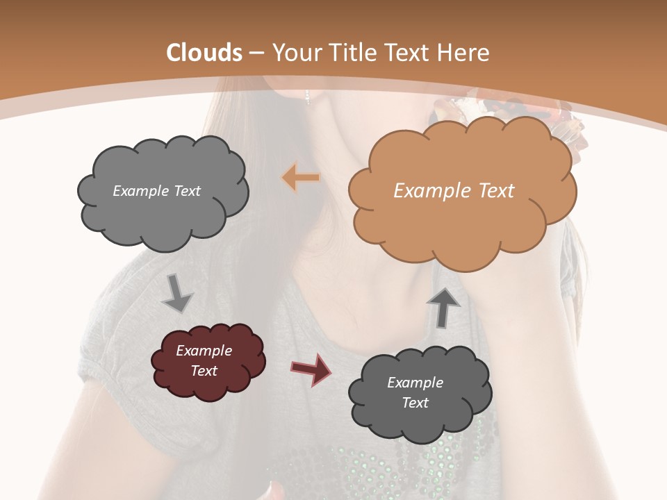 Fashion Holiday Face PowerPoint Template