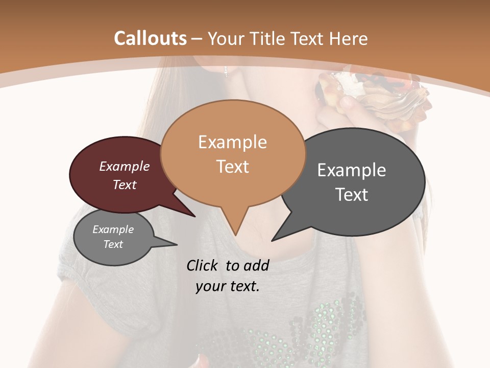 Fashion Holiday Face PowerPoint Template