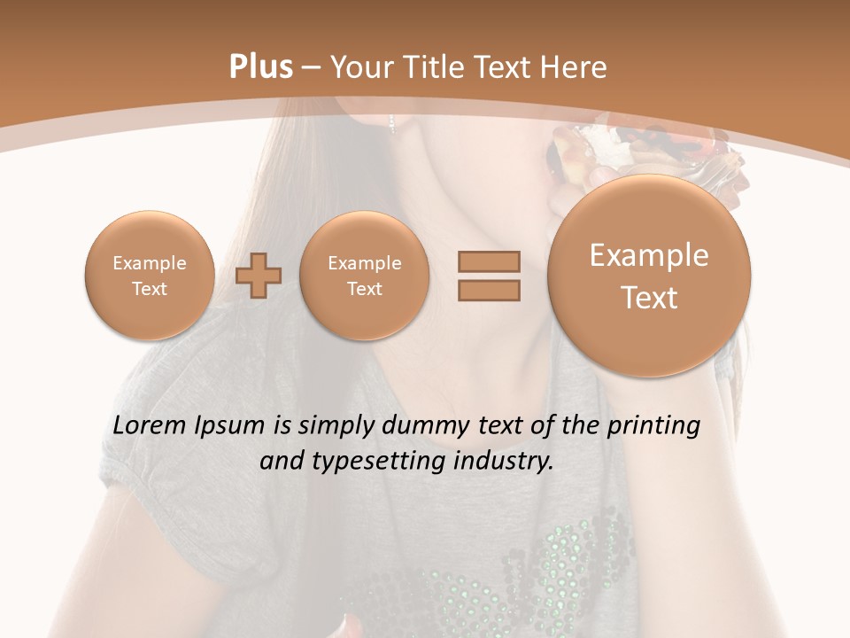 Fashion Holiday Face PowerPoint Template