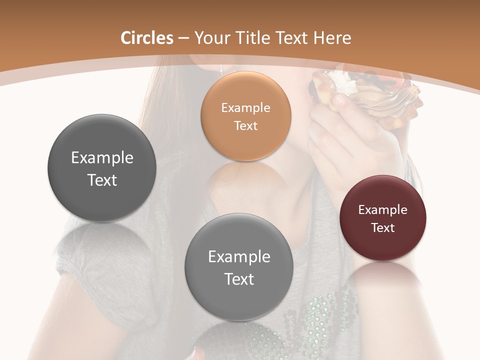 Fashion Holiday Face PowerPoint Template