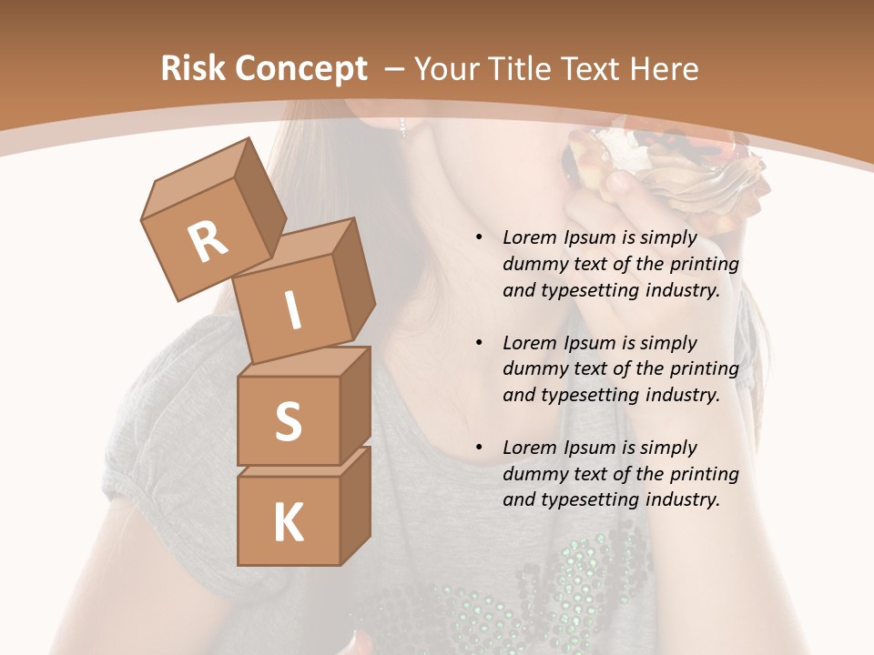 Fashion Holiday Face PowerPoint Template