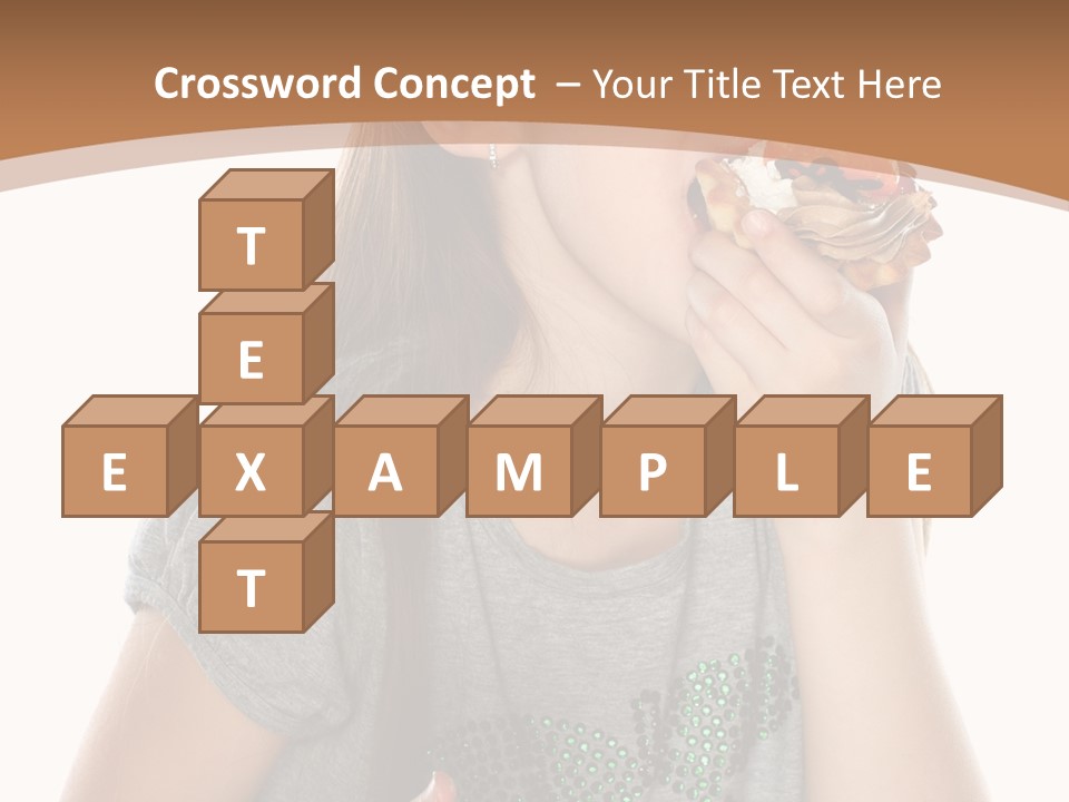 Fashion Holiday Face PowerPoint Template