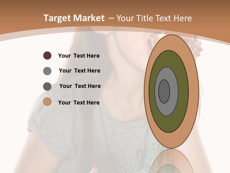 Fashion Holiday Face PowerPoint Template