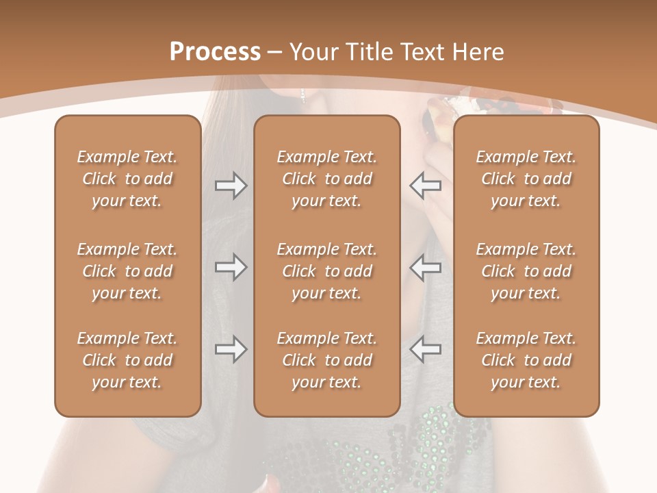 Fashion Holiday Face PowerPoint Template