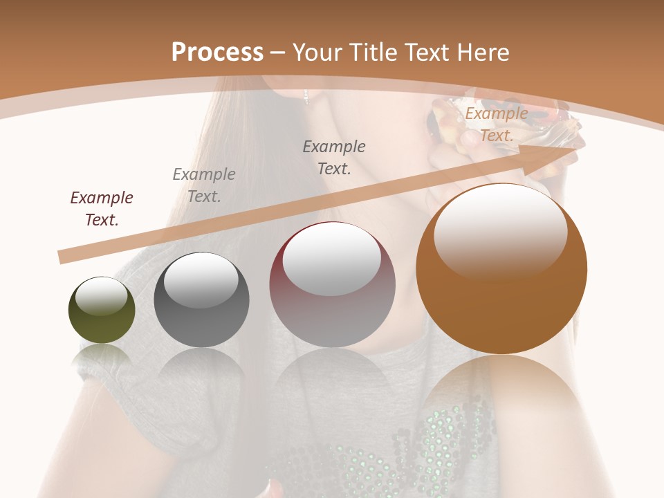 Fashion Holiday Face PowerPoint Template