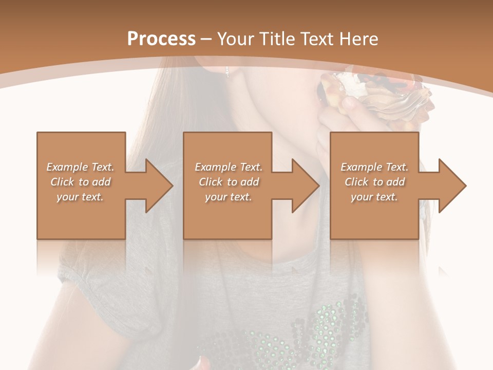 Fashion Holiday Face PowerPoint Template